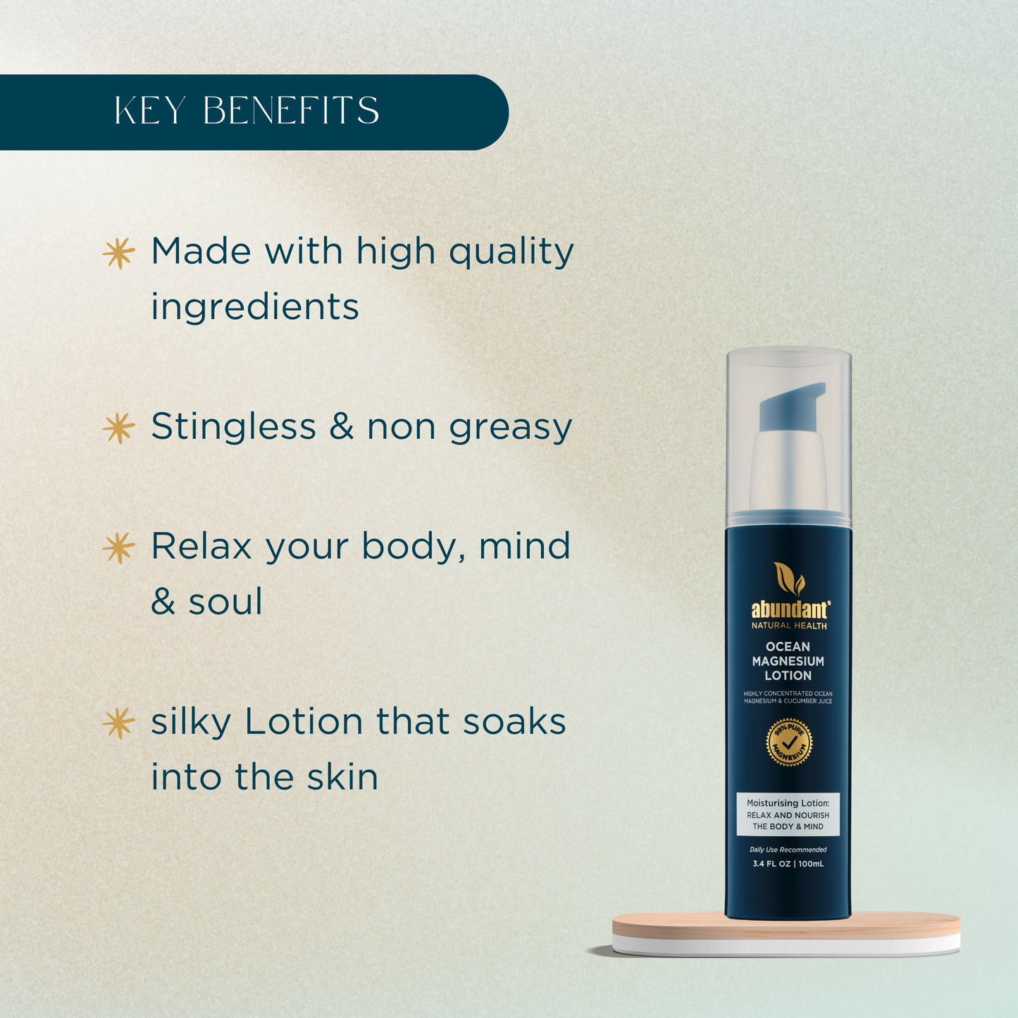 Ocean Magnesium Lotion (100mL)