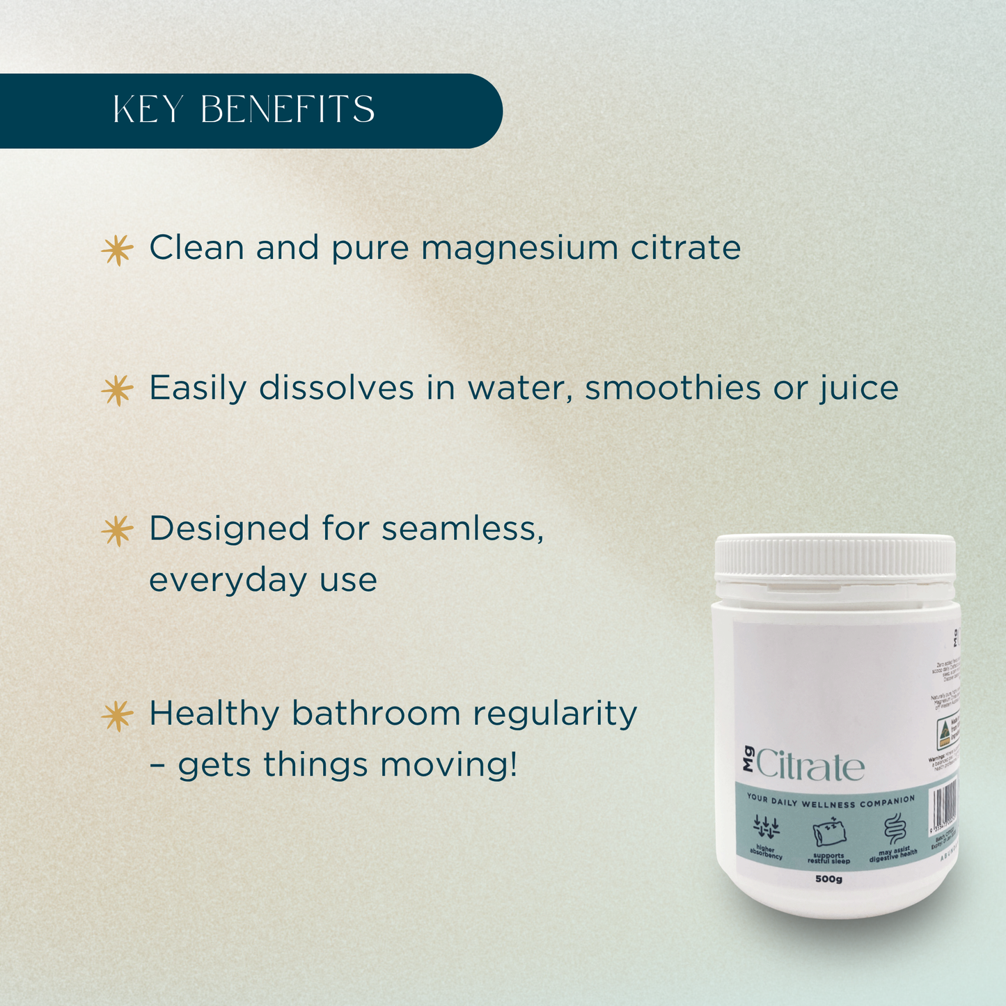 Abundant Element Magnesium Citrate