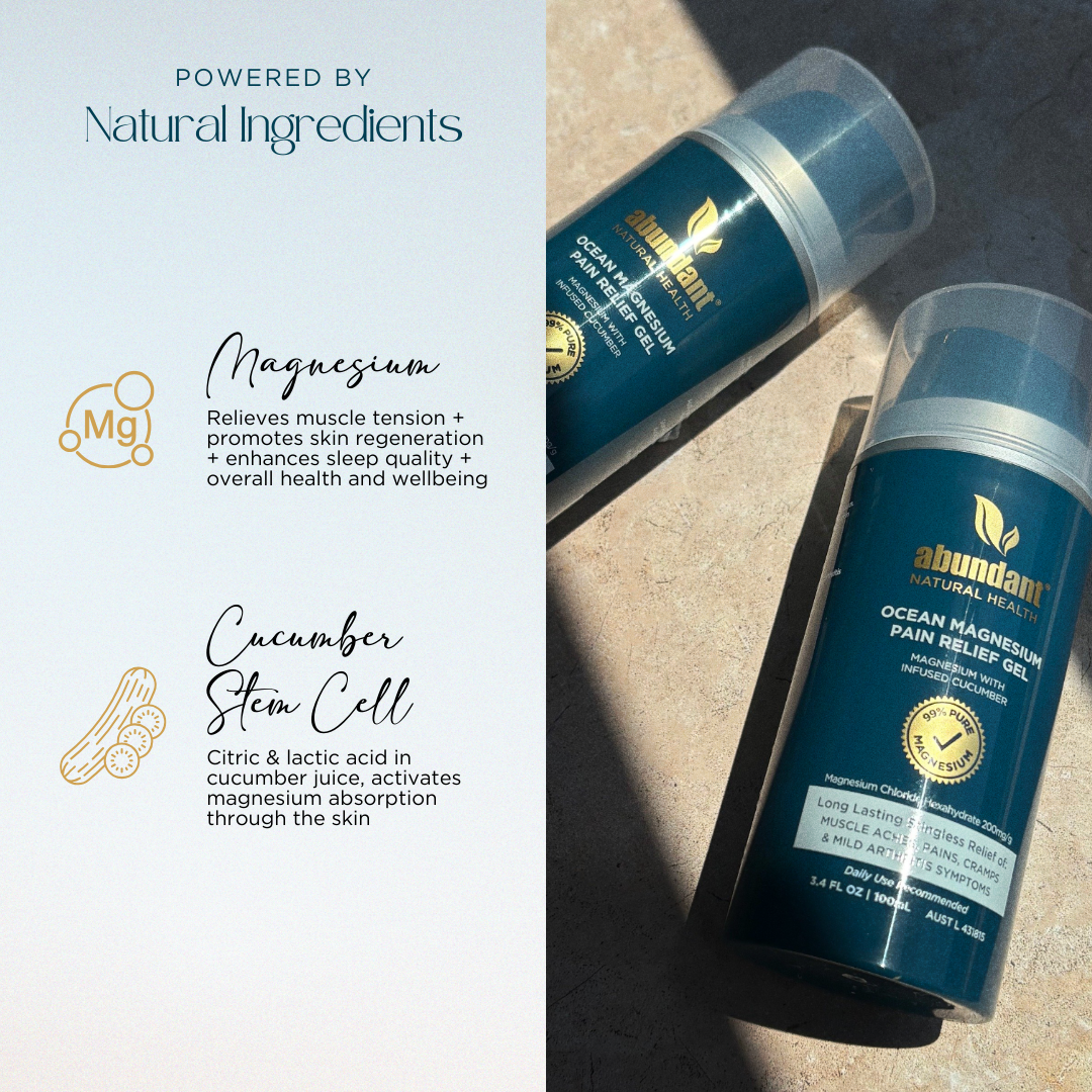 Ocean Magnesium Gel - Fast Muscle Pain Relief & Better Sleep