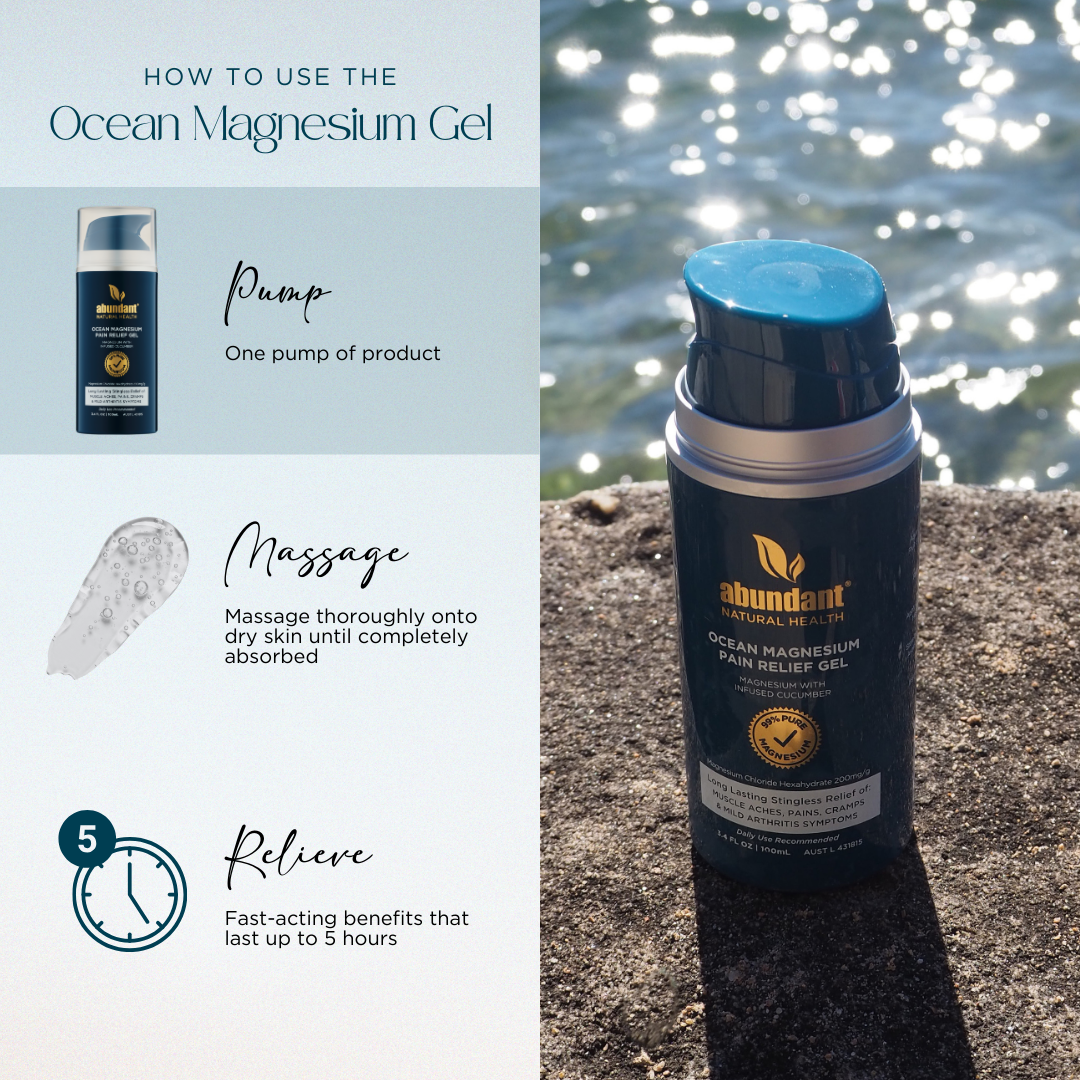 Ocean Magnesium Gel - Fast Muscle Pain Relief & Better Sleep