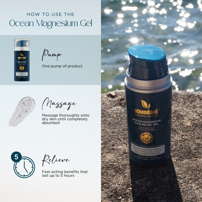 Ocean Magnesium Gel - Fast Muscle Pain Relief & Better Sleep