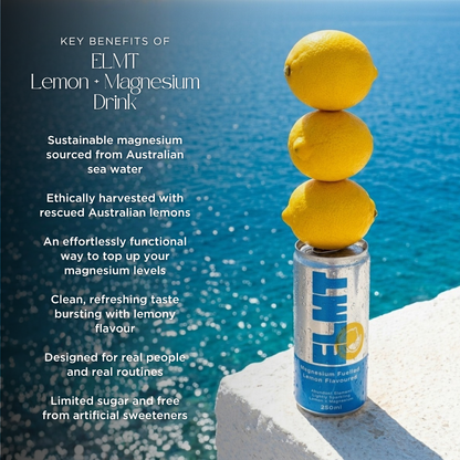 ELMT Magnesium Drink Lemon 4PK
